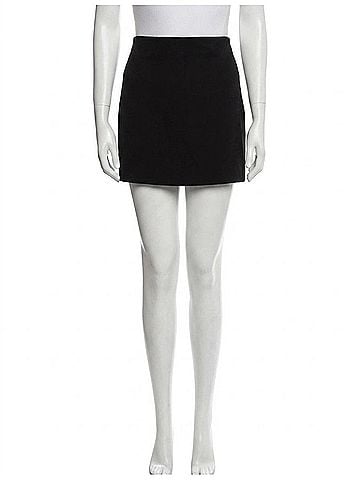 Commando Neoprene Micro-Mini Skirt in Black (view 1)