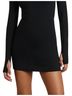 Commando Solid Black Neoprene Micro-Mini Skirt in Black Size XL - photo 2