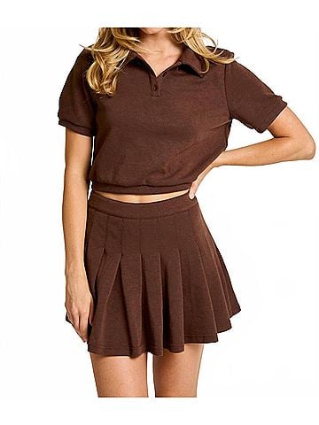 Le Lis Charm Two Piece Set in Chesnut (view 2)
