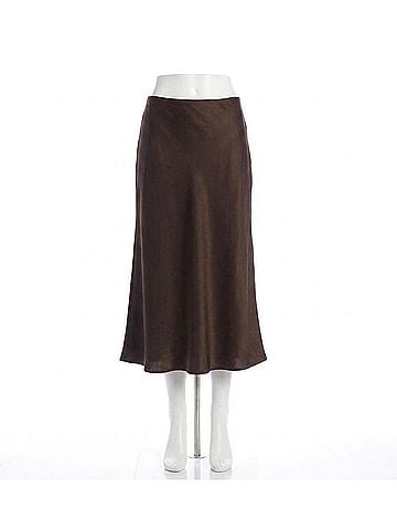 Fifteen Twenty Brielle Midi Skirt in Brown (view 1)