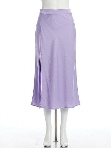 Fifteen Twenty Brielle Midi Skirt in Lilac (view 1)