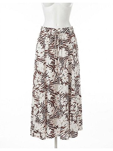 Free People Women's Zephyr Bustle Convertible Skirt in Brown (view 1)