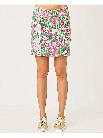 Lilly Pulitzer Monica Upf 50+ Pearl Skort in Putting Green Hannah Golf (view 2)