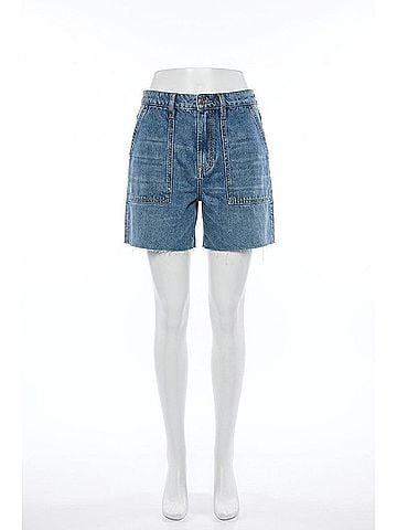 Hidden Jeans Carpenter Logan Dad Shorts in Medium Dark (view 1)