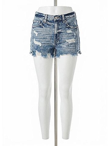 KANCAN JEANS Wrenlee Shorts in Medium Wash (view 1)