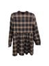 Sézane Plaid Brown Blue Wool Dress Size 2 - photo 2
