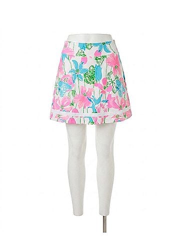 Lilly Pulitzer Luxletic Marilla High Rise Skort in Resort White Viney Liney (view 1)