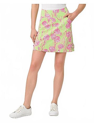 Lilly Pulitzer Luxletic Monica Bow Skort in Pistachio Macaron Alina Golf (view 2)