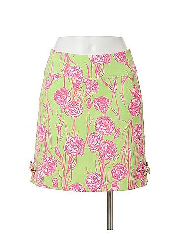 Lilly Pulitzer Luxletic Monica Bow Skort in Pistachio Macaron Alina Golf (view 1)