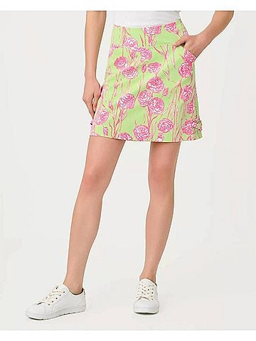 Lilly Pulitzer Luxletic Monica Bow Skort in Pistachio Macaron Alina Golf (view 2)