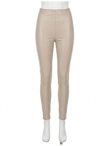 Commando Faux Leather Legging in Sand (view 1)
