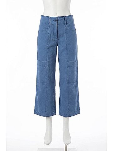 Habitat Canvas Flood Pants in Denim (view 1)