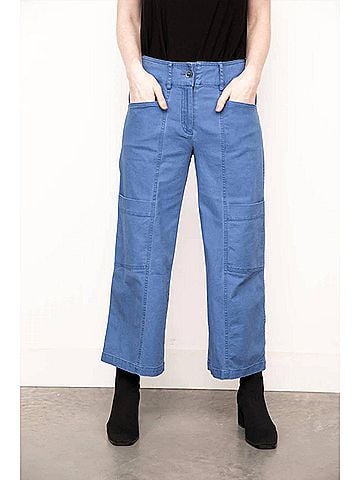 Habitat Canvas Flood Pants in Denim (view 2)