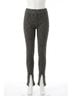 Chaser Black Metallic Ribbed Pull-On Pant in Black Size S - photo 1