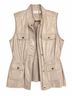 Chico's Gold Ivory Vest Size L - photo 5
