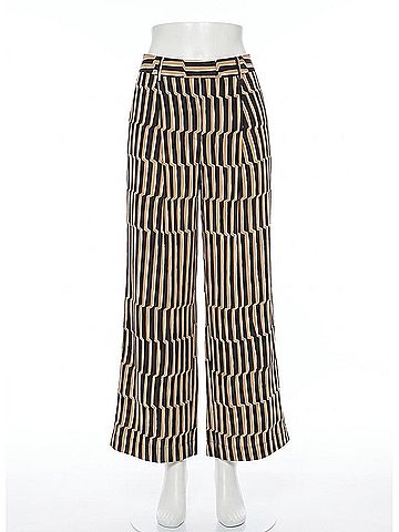 Lyssé Santana Pleated Trouser in Breezy Step (view 1)