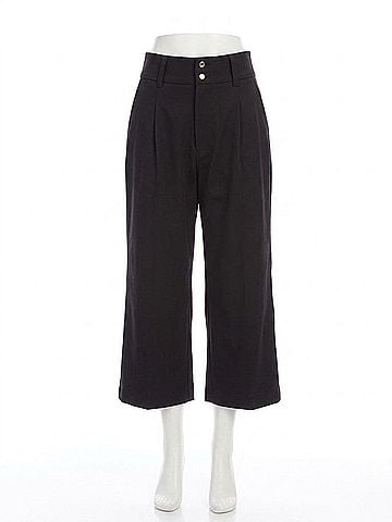 Fifteen Twenty Sadie Cropped Trousers in Black (view 1)