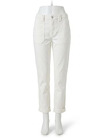 Judy Blue High Waist Aurora Weekender in White (view 1)