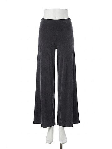 Commando Vegan Silk Wide Leg Pants in Black (view 1)