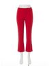 Lyssé Solid Red Elysse Ankle Pants in Deep Red Size L - photo 1