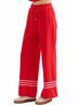 Entro Stripes Red The Everyday Statement Pant in Red Size M - photo 3