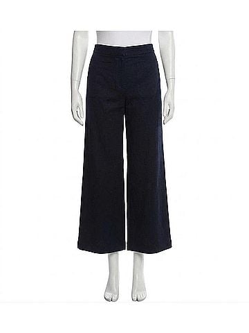 Fifteen Twenty Celia Cropped Pants in Midnight Blue (view 1)