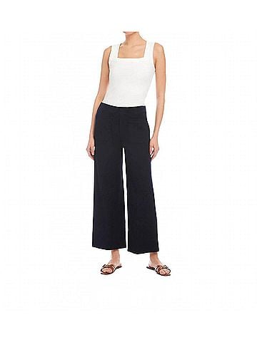 Fifteen Twenty Celia Cropped Pants in Midnight Blue (view 2)