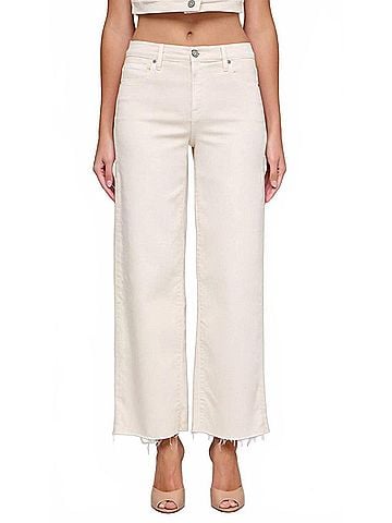 Hidden Jeans High Rise Dad Jeans in Ecru (view 2)