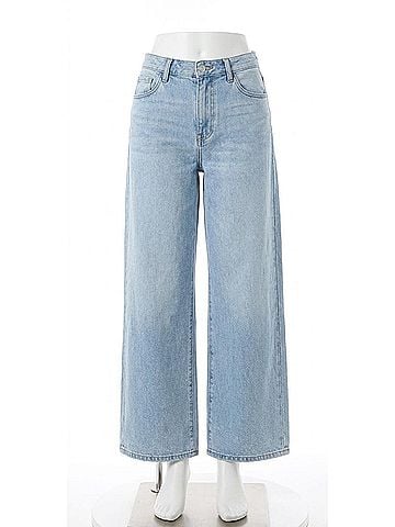 Hidden Jeans Clean Stretch High Rise Wide Leg Jeans in Medium Light (view 1)
