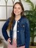 Risen Solid Blue Classic Denim Jacket in Blue Size 1X - photo 2