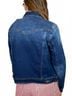 Risen Solid Blue Classic Denim Jacket in Blue Size 1X - photo 3