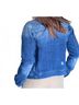 Risen Solid Blue Classic Charm Denim Jacket in Blue Size 3X - photo 4