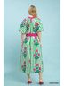 Umgee Stripes Green Stripe Mixed Midi Dress in Green Size L - photo 3