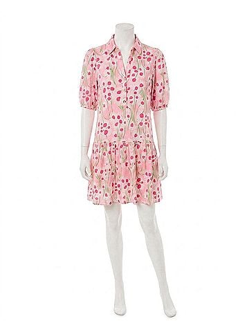 Lilly Pulitzer Bingley Mini Dress in Conch Shell Pink Sunny Daisies (view 1)