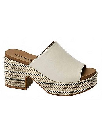 Corkys Women's Totally Buggin Heel in Ivory (view 1)