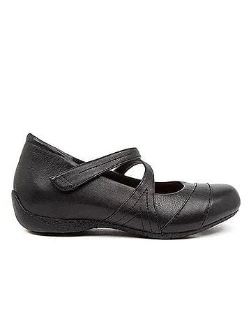 Ziera Women's Xray M Mary Jane in Black Leather (view 1)