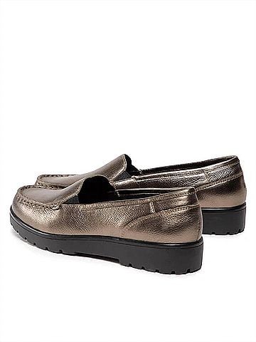 Ara Women's Leather Moccasins in Taiga (view 2)