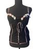 Unknown CC Black Pink White Sleeveless Top Size 6 - photo 1