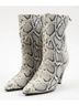 Longchamp Brown Women's Python Print Leather Ankle Boots in Multi Size 8 - photo 3