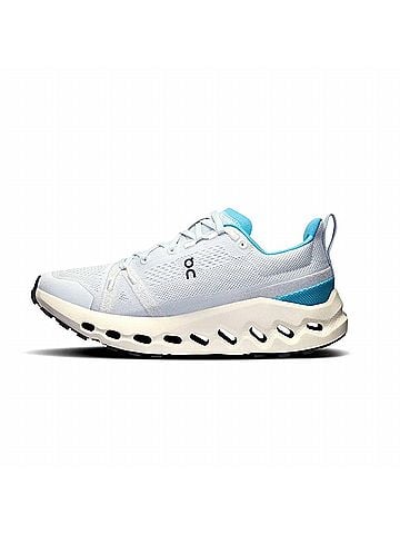 On Cloud Women's Cloudsurfer Running Shoes in Arcitic/Ivory (view 2)