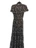 Max Studio Floral Black White Jumpsuit Size S - photo 2