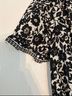 Max Studio Floral Black White Jumpsuit Size S - photo 4