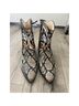 Sophia Webster 100% Snakeskin Snake Print Multi Color Boots Size 10 - photo 10