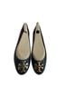 Tory Burch 100% Leather Black Flats Size 8 1/2 - photo 1