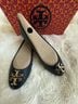 Tory Burch 100% Leather Black Flats Size 8 1/2 - photo 3