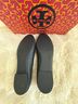 Tory Burch 100% Leather Black Flats Size 8 1/2 - photo 4