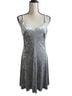 Calvin Klein Solid Gray Silver Cocktail Dress Size 6 - photo 1