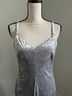 Calvin Klein Solid Gray Silver Cocktail Dress Size 6 - photo 4