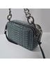 Marc Jacobs 100% Canvas Graphic Blue Leather Shoulder Bag One size - photo 4