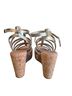 Steve Madden 100% Leather Gold Tan Wedges Size 8 1/2 - photo 2